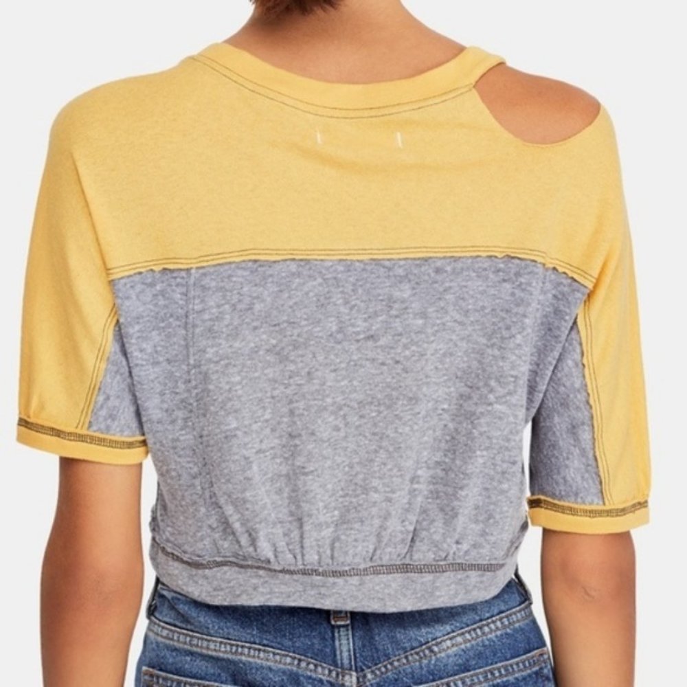 SOLD! Free People Field Goal Cropped Tee - Picture 3 of 4